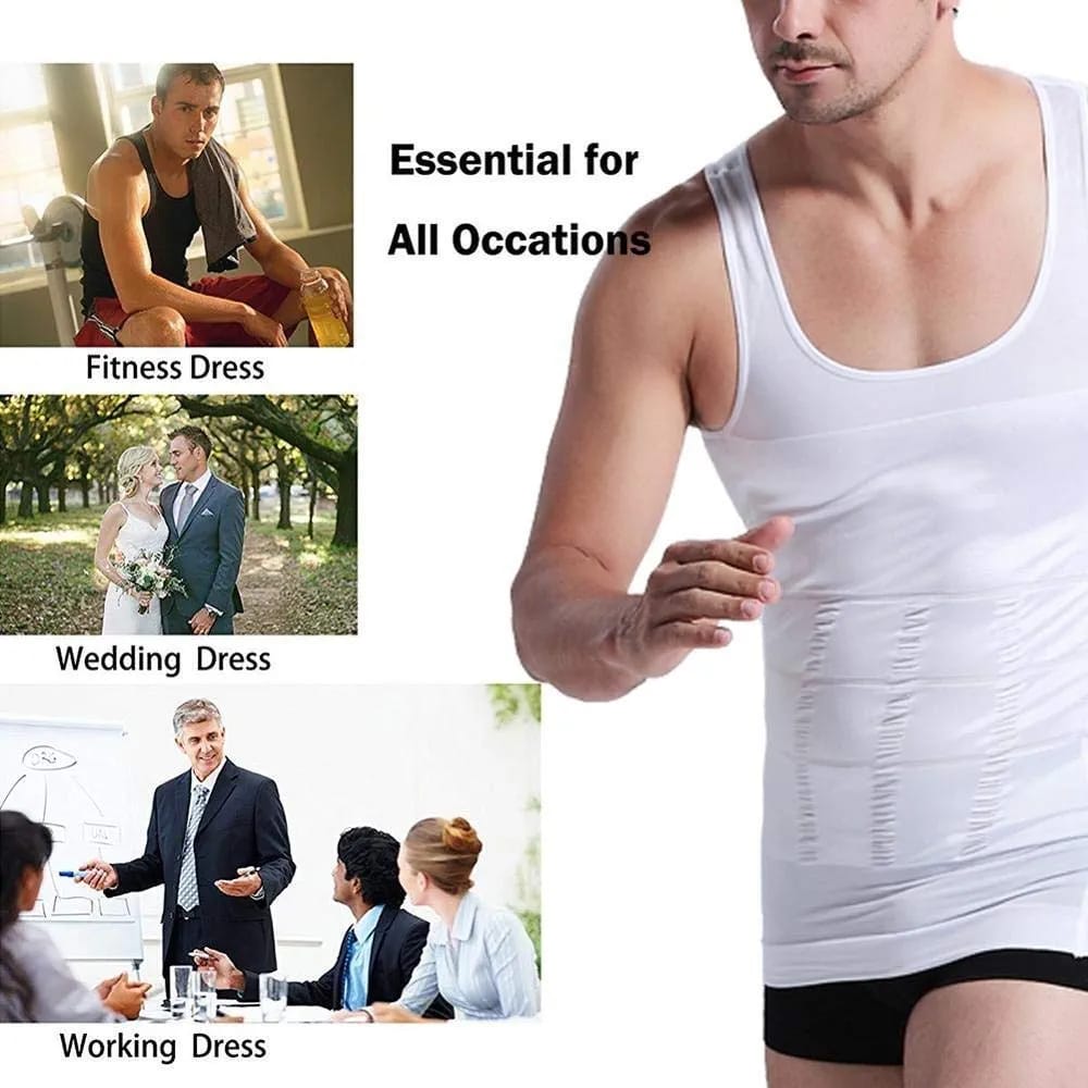 Men Body Shaper Slimming Vest Instead Slim