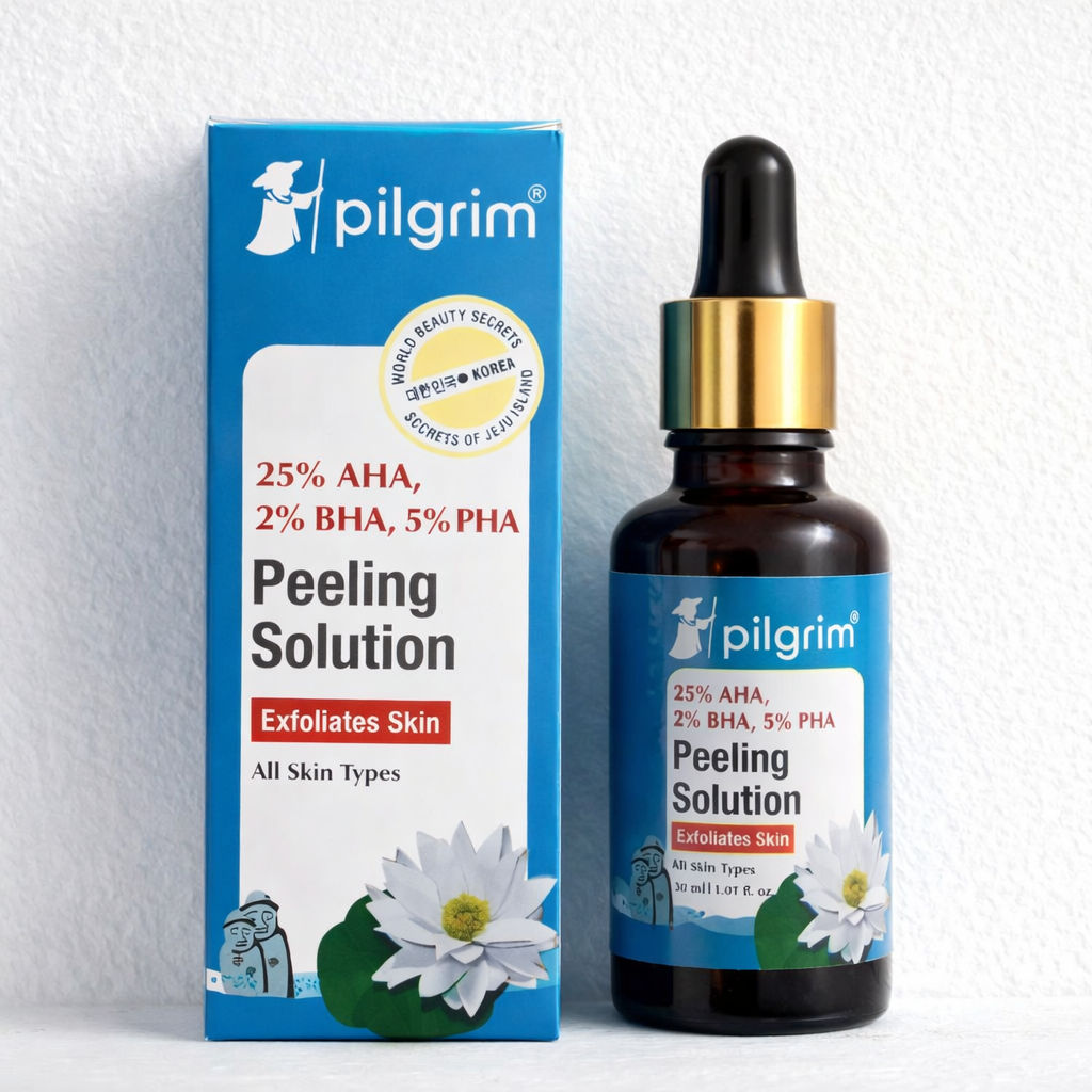 Pilgrim 25% AHA 2% BHA 5% PHA Peeling Solution Advanced Skin Exfoliating Serum