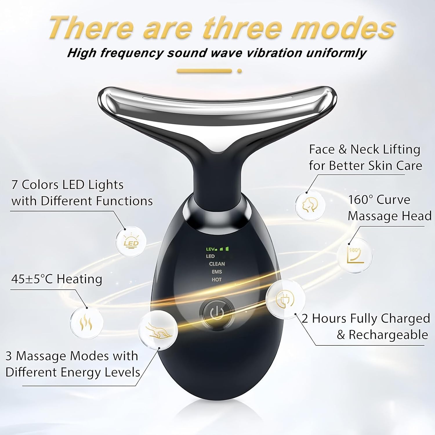 Vegena 3-Mode EMS Face Massager
