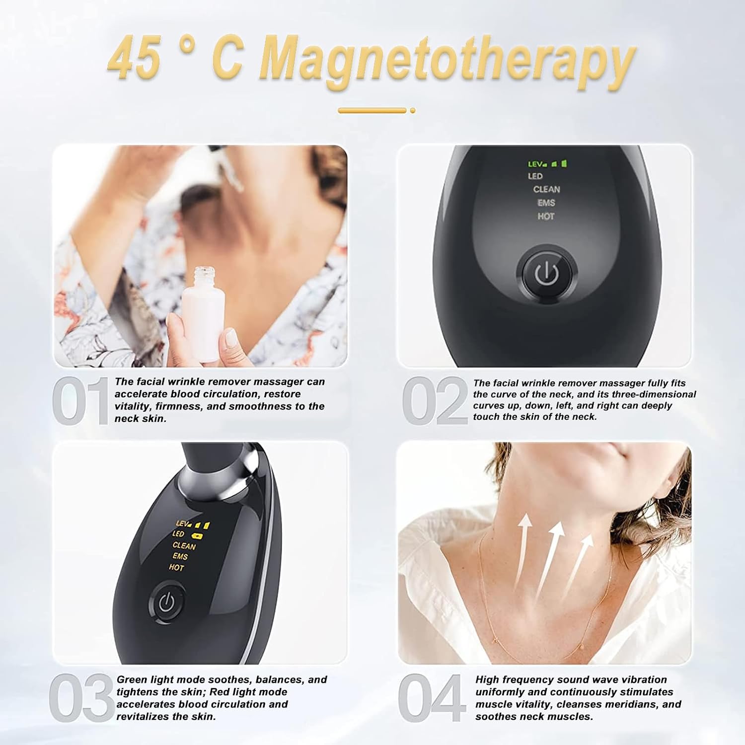 Vegena 3-Mode EMS Face Massager