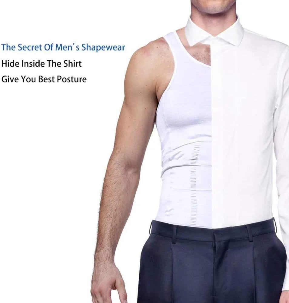 Men Body Shaper Slimming Vest Instead Slim