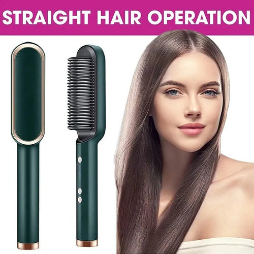 Electric Professional Hair Straightening Brush